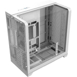 Thermaltake view 390 air snow midi tower behuizing (wit | 2x usb-a | 1x usb-c | tempered glass)