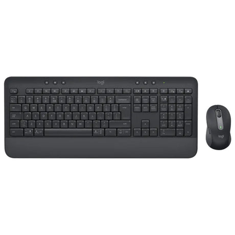 Logitech signature m650 combo for business desktopset (grafiet, us-international lay-out (qwerty), 100%, 400-4000 dpi, 2.4 ghz bluetooth)
