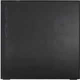 Arctic xtender midi tower behuizing (zwart (mat) | 2x usb-a | 1x usb-c | rgb | tempered glass)