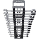 Wiha ringsteeksleutelset met ratel 13-delig incl. houder - 44665