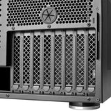 Silverstone crown 04 htpc behuizing (donkergrijs | 4x usb-a | 1x usb-c)