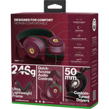 Powera lucidsound ls10x gen 2 bedrade gamingheadset voor xbox series x|s - robijn over-ear gaming headset (donkerrood, xbox series x|s, xbox one, pc)