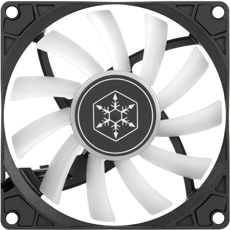 Silverstone air slimmer 90 argb case fan (zwart, 92 x 92 x 15 mm, pwm)