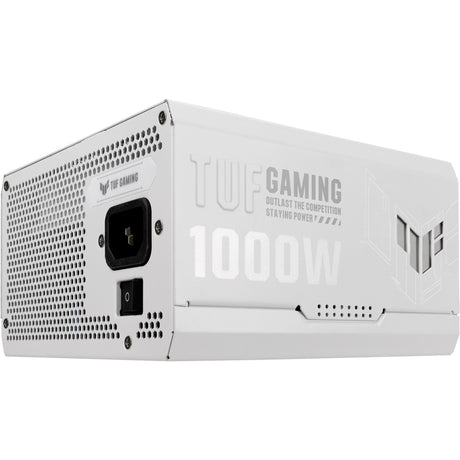 Asus tuf gaming gold white edition modulaire 1000 watt voeding (wit, 1x 12v-2x6, 4x pcie)