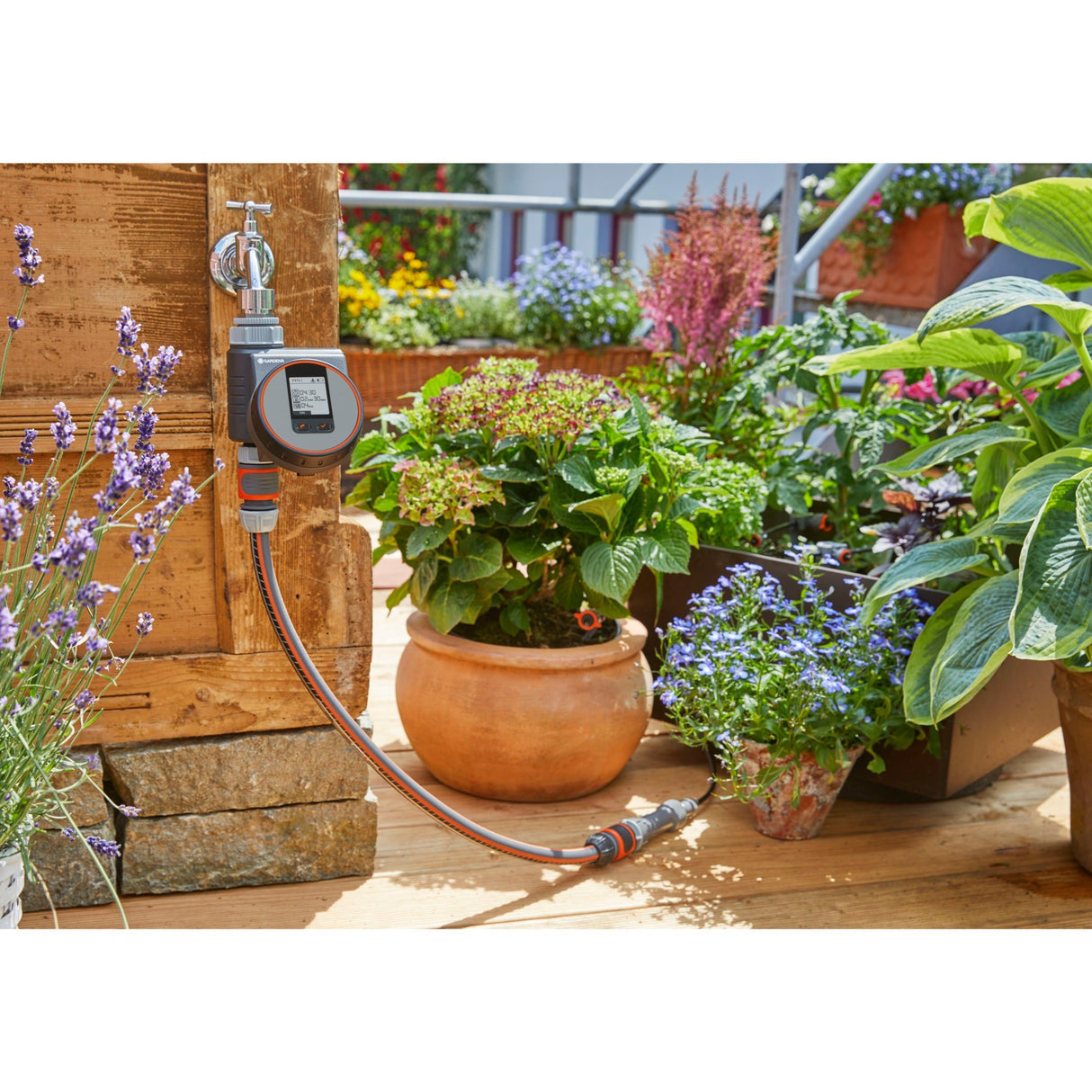 Gardena besproeiingscomputer flex - geen app vereist - voor balkon of terras