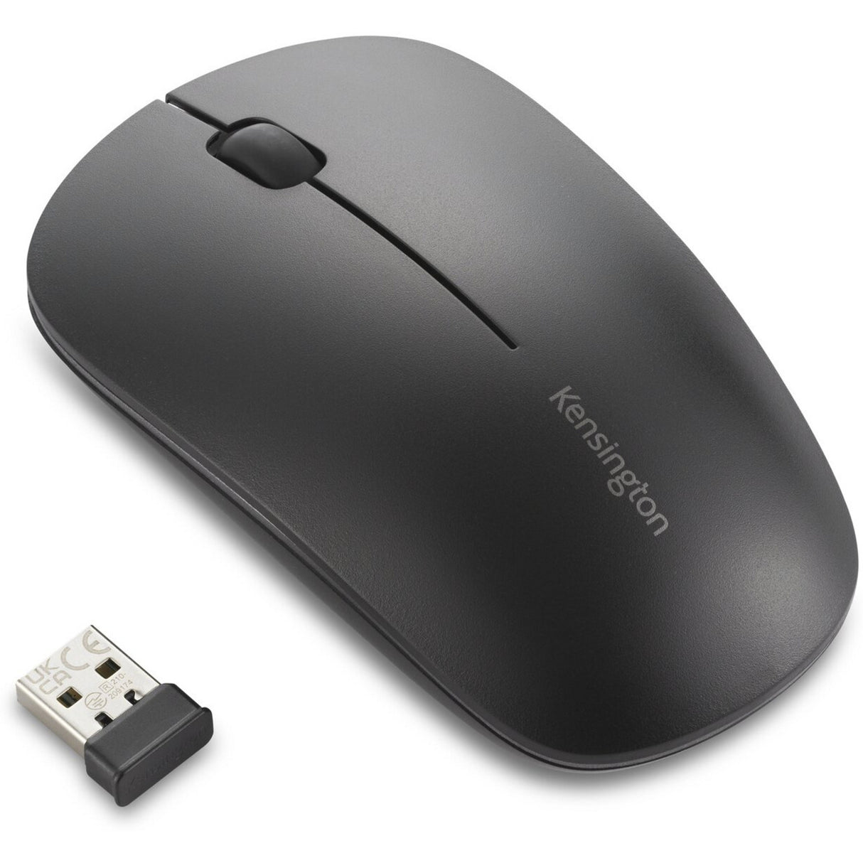 Kensington my230 eq rechargeable mouse - wireless – midsize (zwart, bluetooth, 2.4 ghz)