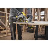 Stanley fatmax v20 18v cirkelzaag 190mm handcirkelzaag (zwart geel, accu en oplader inbegrepen, met koffer)