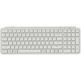 Keychron b2 pro-k8 toetsenbord (wit (mat), us lay-out (qwerty), scissor switches, 96%, abs keycaps, 2.4 ghz | bluetooth | usb)