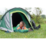 Coleman kobuk valley 4 plus tent (donkergroen lichtgroen)