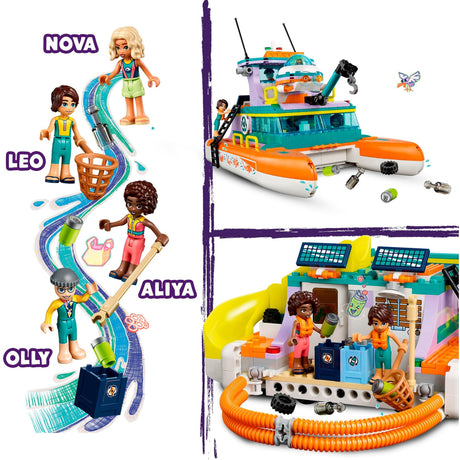 Lego friends 41734 reddingsboot op zee