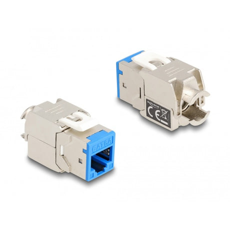 Delock rj45 jack naar lsa cat 6a toolfree keystone module (meerkleurig, 8 stuks)