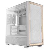 Antec flux midi tower behuizing (wit | 2x usb-a | 1x usb-c | tempered glass)