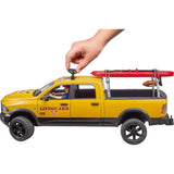 Bruder dodge ram 2500 reddingsbrigadeauto met strandwacht modelvoertuig (02506)