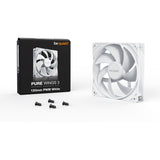 Be quiet! pure wings 3 pwm case fan (wit, 120 x 120 x 25 mm)
