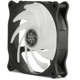 Silverstone air blazer 120r rgb case fan (zwart, 120 x 25 x 120 mm, pwm)