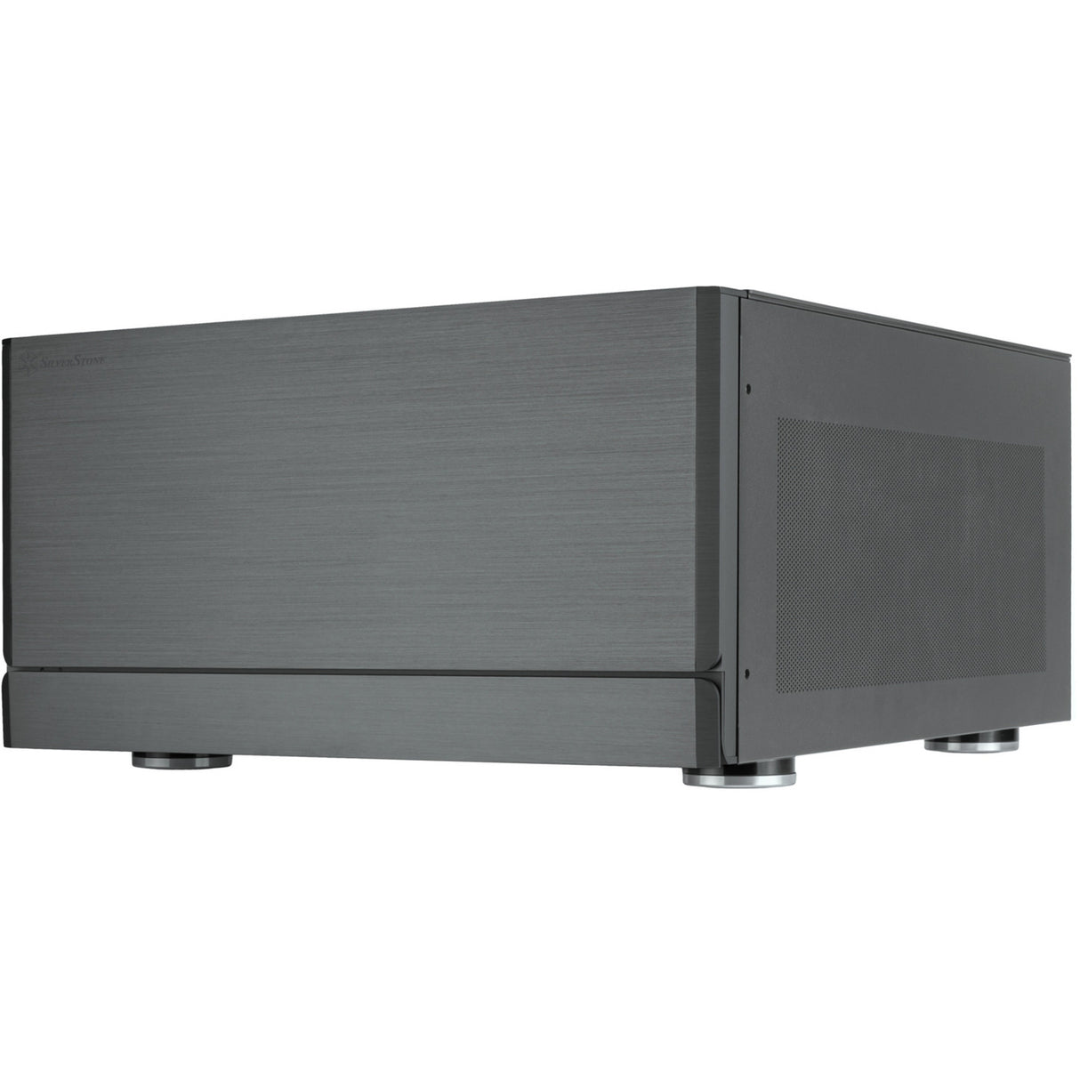 Silverstone crown 04 htpc behuizing (donkergrijs | 4x usb-a | 1x usb-c)