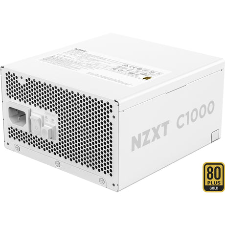 Nzxt c1000 gold atx 3.1 modulaire 1000 watt voeding (wit, 1x 12v-2x6, 3x pcie)