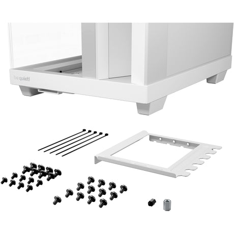 Be quiet! light base 500 lx midi tower behuizing (wit | 2x usb-a | 1x usb-c | rgb | window)