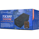Silverstone tfx tx300 300 watt voeding (zwart)