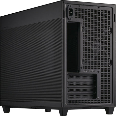 Asus prime ap201 mini tower behuizing (zwart | 2x usb-a | 1x usb-c | tempered glass)