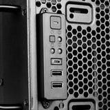 Silverstone rm44 rack behuizing (zwart | 4u | usb type-c | 2x 80mm casefan inbegrepen)