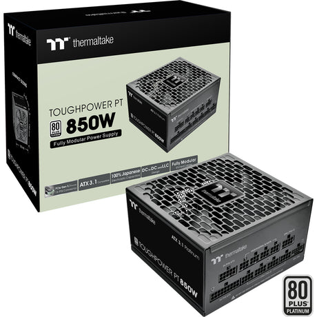 Thermaltake toughpower pt modulaire 850 watt voeding (1x 12v-2x6, 4x pcie)