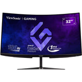 Viewsonic vx3218c-2k 32 curved gaming monitor (zwart, 2x hdmi, 1x displayport, 180 hz)
