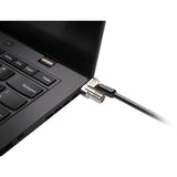 Kensington microsaver 2.0 keyed lock beveiliging (zwart)
