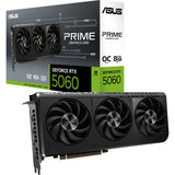 Asus prime geforce rtx 5060 oc grafische kaart (3x displayport, 1x hdmi, dlss 4)