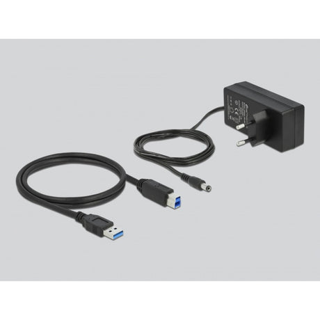 Delock usb 3.2 gen 1 hub met 7 poorten usb-hub (grijs)