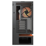 Cougar cfv235 midi tower behuizing (zwart | 2x usb-a | 1x usb-c | rgb | tempered glass)