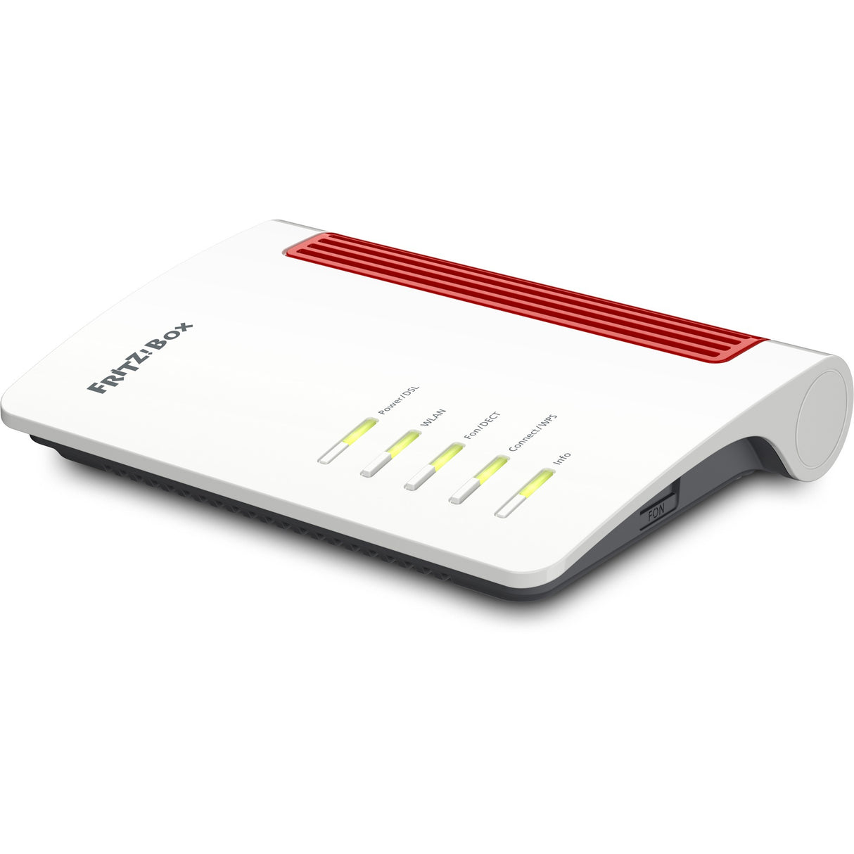 Fritz! box 7530 ax international router (wit rood, mesh wi-fi)