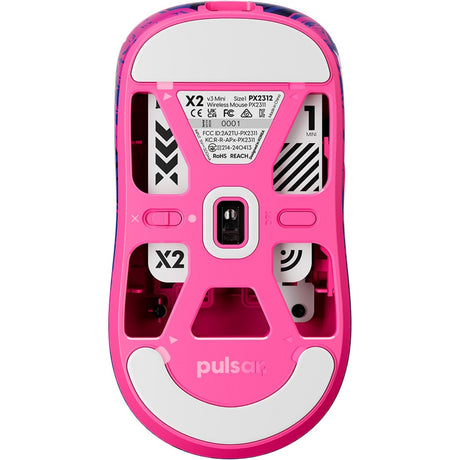 Pulsar x2 v3 mini wireless gaming mouse - prx edition (lila, 32000 dpi)