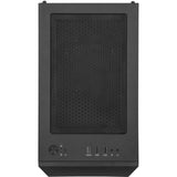 Silverstone sst-fah1mb-pro midi tower behuizing (zwart | 3x usb-a | rgb | tempered glass)