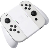 Powera joy-con comfort grip for nintendo switch - white bevestiging (wit)
