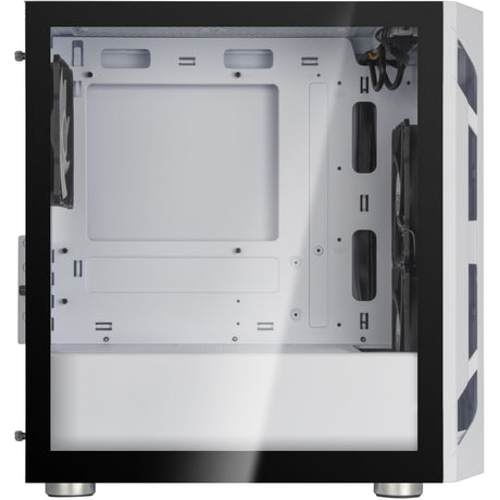 Silverstone fara h1m pro midi tower behuizing (wit | 3x usb-a | rgb | window)