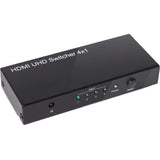 Club 3d hdmi 2.0 uhd switchbox 4 ports adapter (zwart, csv-1370)