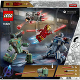 Lego ® ǀ marvel iron man en war machine vs. hammer drones - 76320
