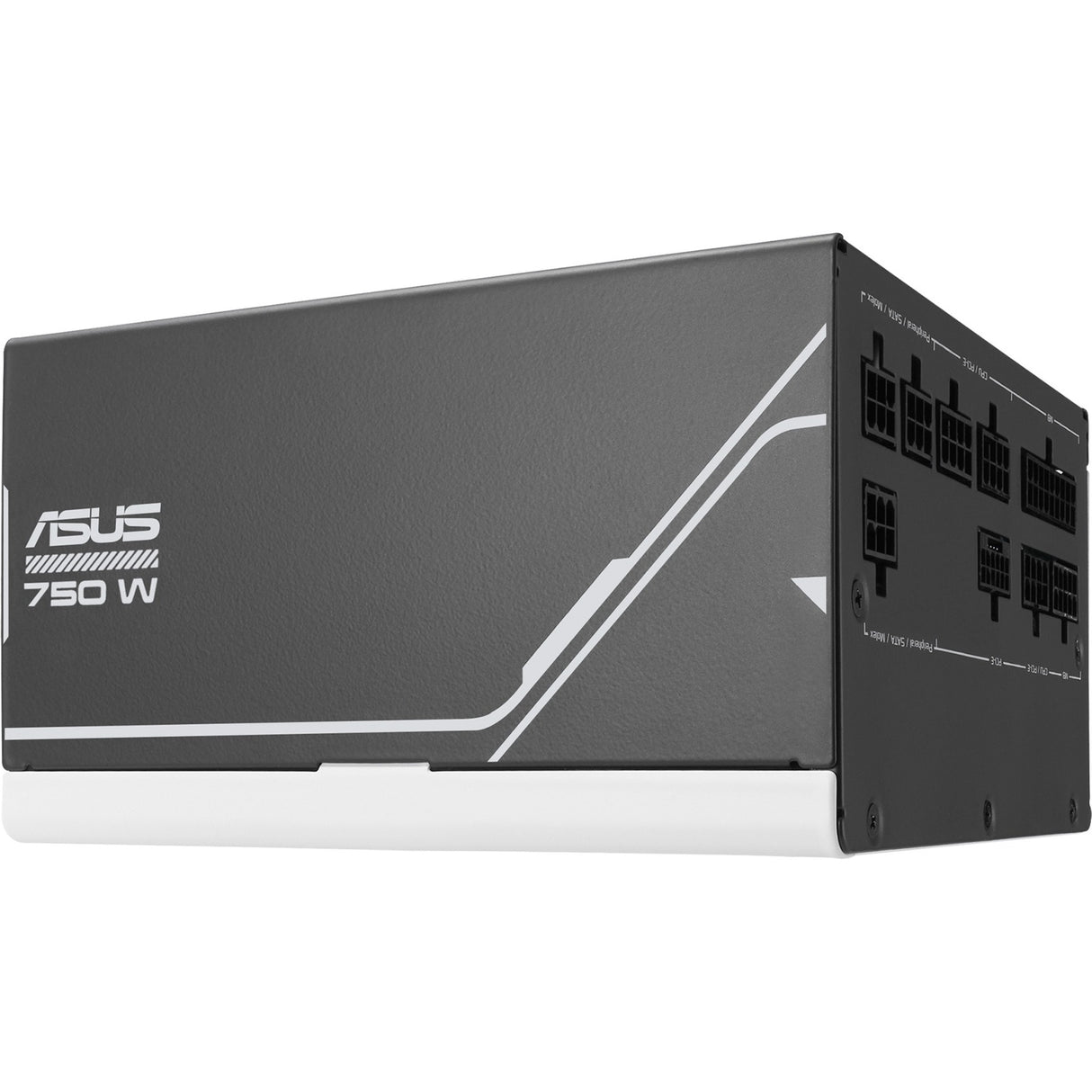Asus prime gold modulaire 750 watt voeding (wit, 1x 12v-2x6, 3x pcie)
