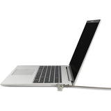 Kensington slim nanosaver 2.0 eq combination laptop lock diefstalbeveiliging (zilver)