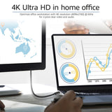 Act connectivity usb-c naar displayport kabel (zwart, 2 meter, ac7325, 60hz 4k (2160p))