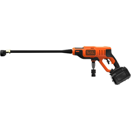 Black+decker bcpc18d1-qw 18v hogedrukreiniger (oranje zwart, 18v 2.0ah accu en oplader inbegrepen)