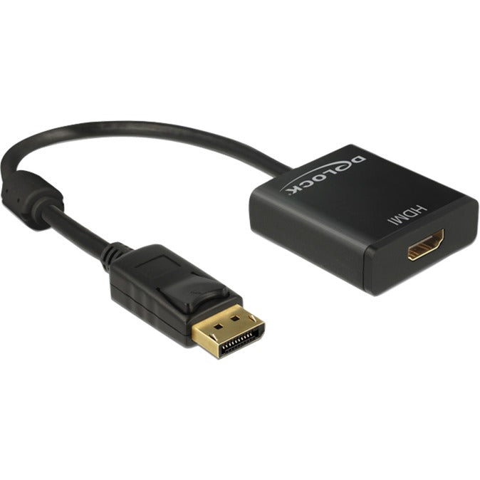 Delock displayport naar hdmi adapter (zwart, 0,2 meter)