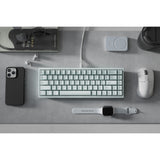 Keychron q16 he 8k magnetic switch keyboard (lichtgroen, us lay-out (qwerty), ultra-fast lime, 65%, rgb, hot swap, 8k)