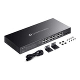 Tp-link omada sg2428lp 28-poorts gigabit smart switch (zwart, 16x poe+)