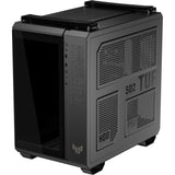 Asus tuf gaming gt502 horizon argb midi tower behuizing (zwart | 3x usb-a | 1x usb-c | tempered glass)