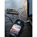 Brennenstuhl estilo meervoudige usb-lader (wit roestvrij staal)