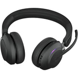 Jabra evolve2 65, ms stereo on-ear headset (zwart, microsoft teams, bluetooth, inclusief laadstation)