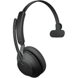 Jabra evolve2 65, ms mono on-ear headset (zwart, microsoft teams, bluetooth)