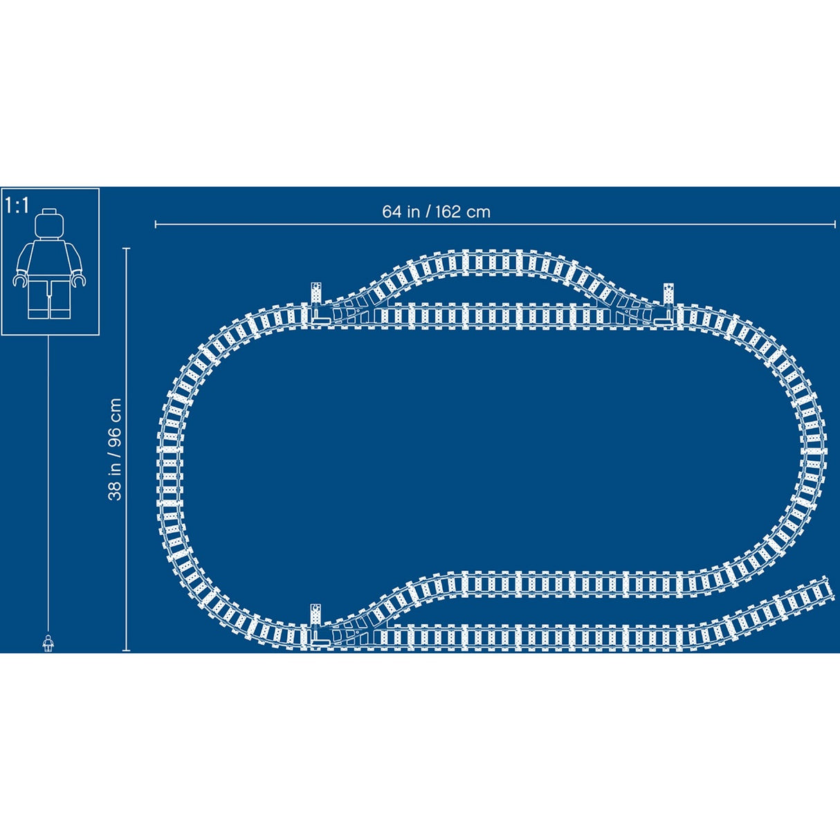 Lego city - treinrails constructiespeelgoed (60205)